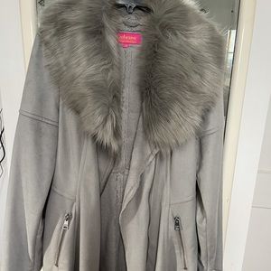 NWOT- Faux Fur Coat. NEW NEVER WORN. Very soft and warm. Beautiful condition